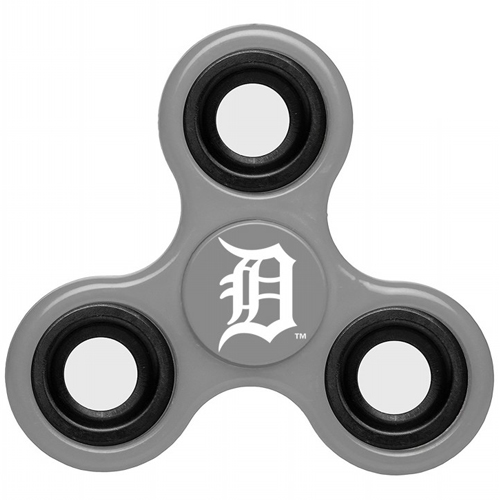 MLB Detroit Tigers 3 Way Fidget Spinner G45 - Gray
